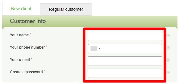 Customer info