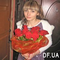 Букет 11 красных роз - Фото 1