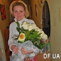 Bouquet of white roses - Photo 3