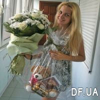 Букет светлых цветов - Фото 1