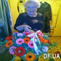 Корзина из 21 герберы - Фото 1