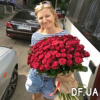 Шикарний букет із 101 троянди - Фото 3