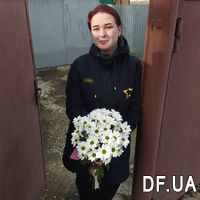 Букет білих ромашок - Фото 2