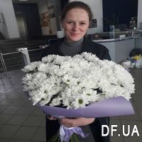 Букет із 25 хризантеми - Фото 1
