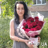 Bouquet of 15 red roses in craft - Photo 8