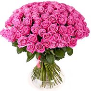 101 pink rose bouquet