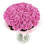 55 pink roses