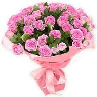 55 pink roses