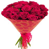 25 red roses