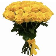 35 yellow roses