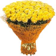 85 yellow roses