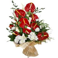 Bouquet to the boss