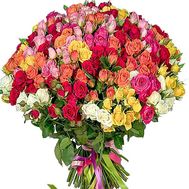 Bouquet of 101 bush roses