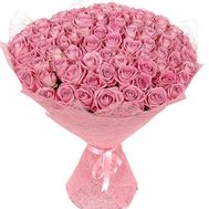 Bouquet of 101 pink roses