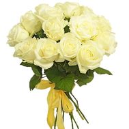 15 white roses