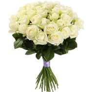 25 white roses