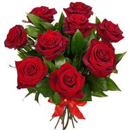 9 red roses