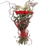 bouquet to a business partner