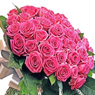 45 pink roses
