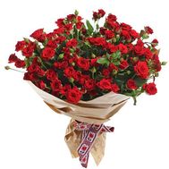 Bouquets of small roses