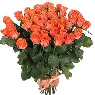 45 orange roses