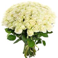 55 white roses