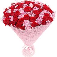 Stylish bouquet of roses