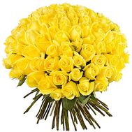 101 yellow imported rose