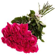 15 imported roses 80 cm