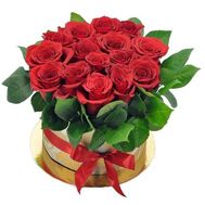 15 roses in a box