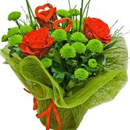 A bouquet of flowers for dad