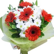 Bouquet for the girl on her birthday