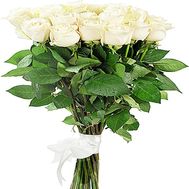 Bouquet of large white meter roses