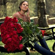Bouquet of the largest meter roses