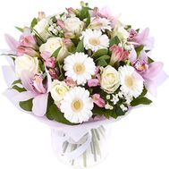 Bouquet for the wedding as a gift to the newlyweds