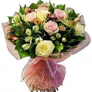 Flowers for the anniversary of the woman