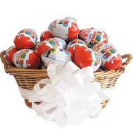 Kinder surprise in the basket