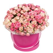 Box of bush roses