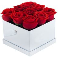 Box with roses