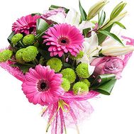 Beautiful bouquet of flowers for the girl