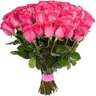 Beautiful bouquet of imported pink roses