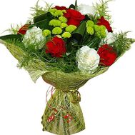 Unusual bouquet of flowers