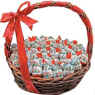 Huge basket with kinder