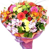 A huge bouquet of wildflowers