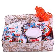 Sweets in the box for the birthday