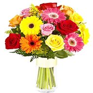 Funny bouquet of flowers