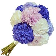 Bouquet of hydrangea flowers