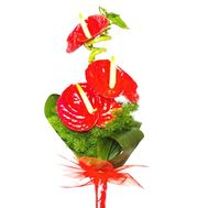 Bouquet of red flowers