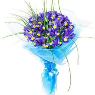 Bouquet with irises