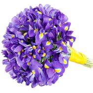Bouquet of blue irises
